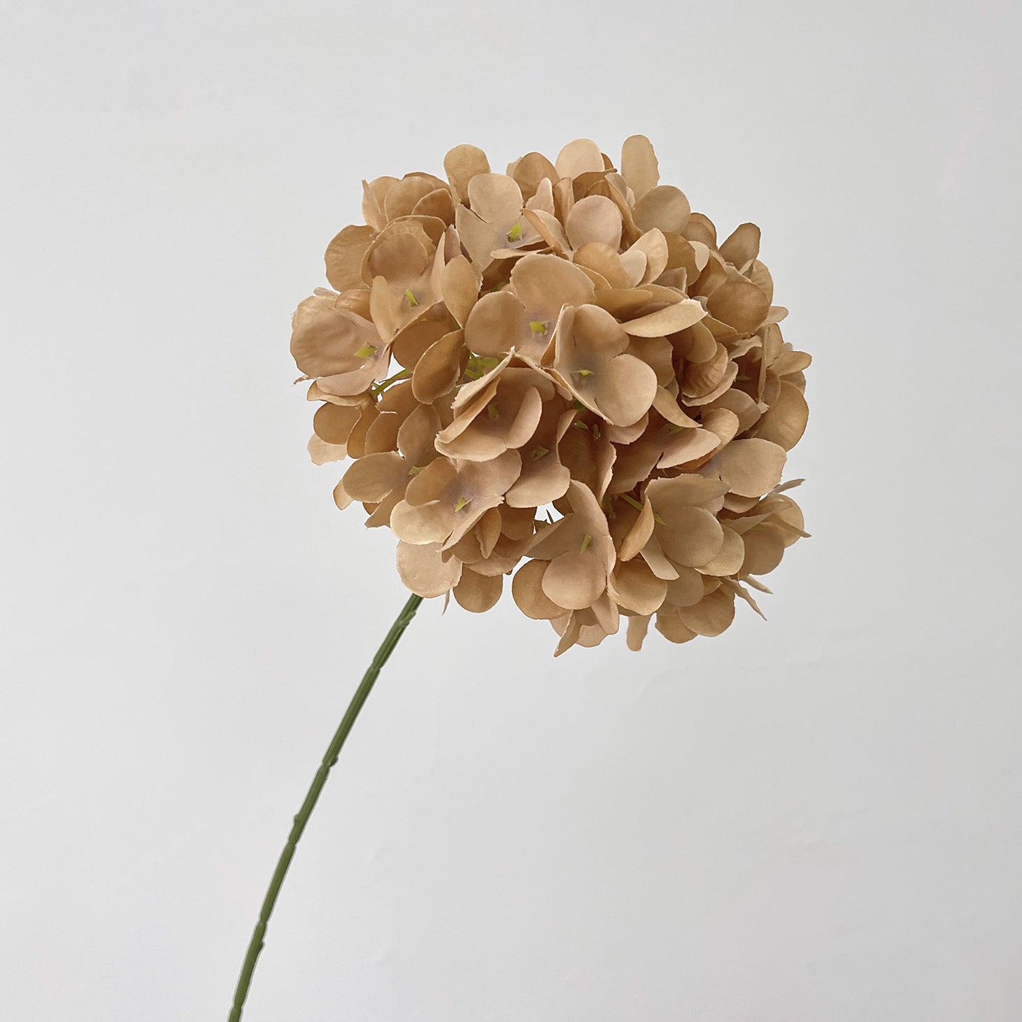 forest‑green‑fake‑hydrangea‑single‑stem‑floral‑supply