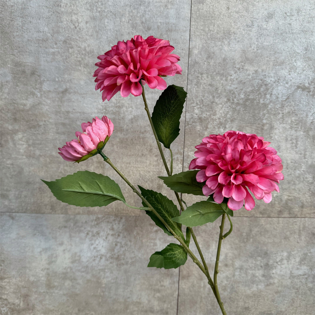 Large Bloom Artificial Dahlia Stem