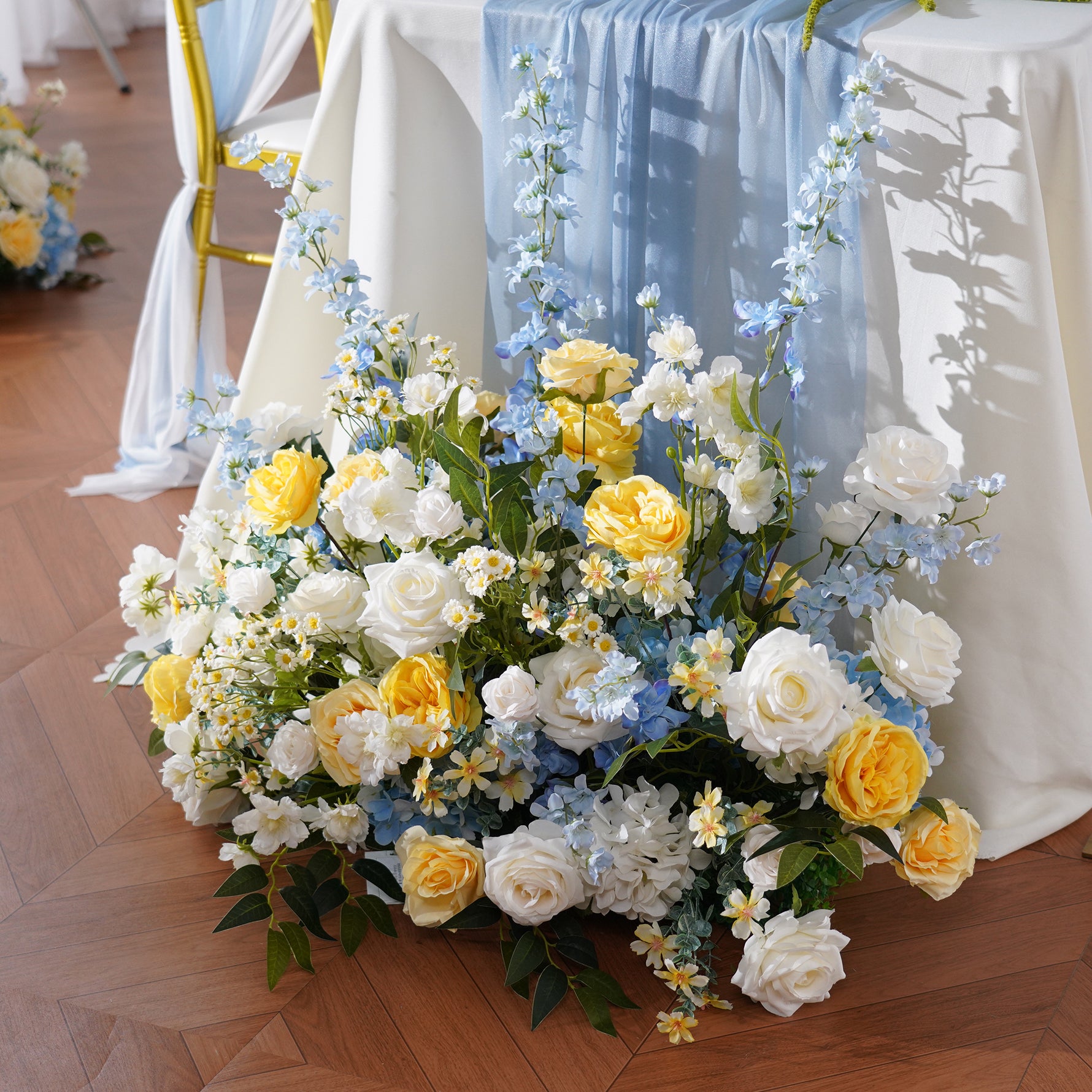 Blue Delphinium Floral Decoration