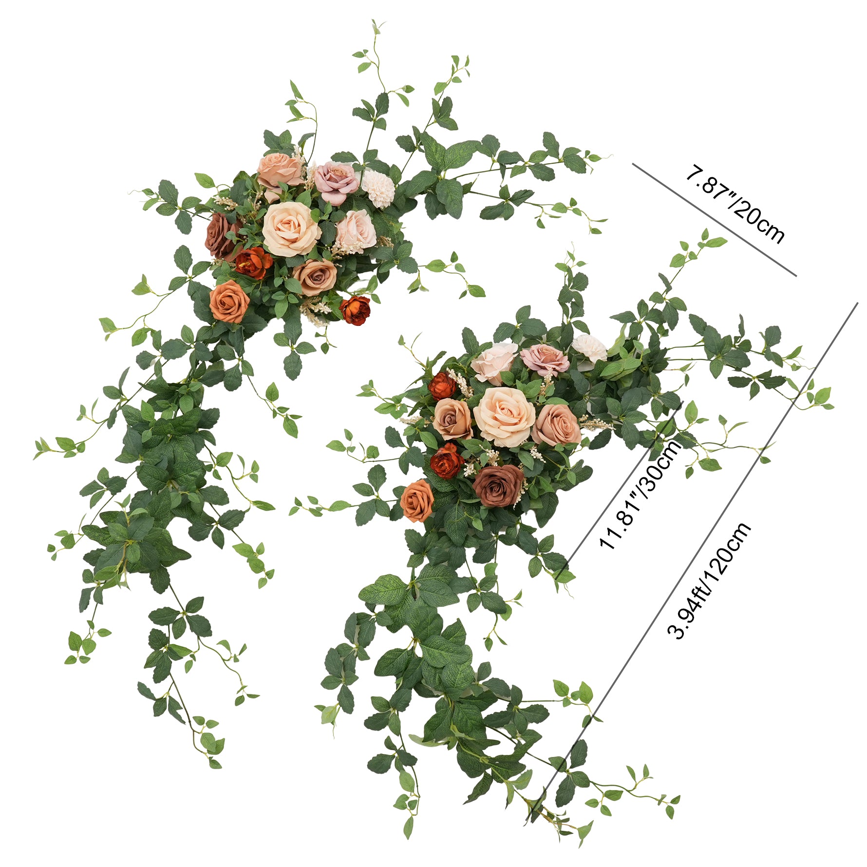 faux-blush-terracotta-rose-decoration