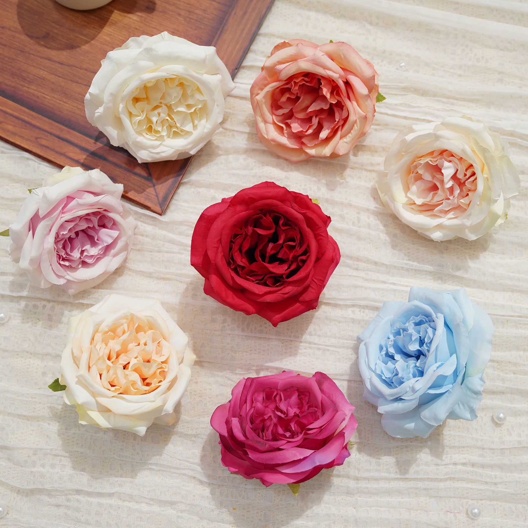 rosy blush artificial rose craft supply