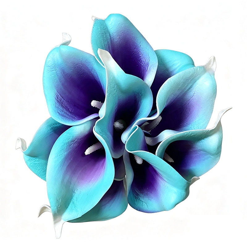 Black PU Calla Lily Faux Wedding Flower