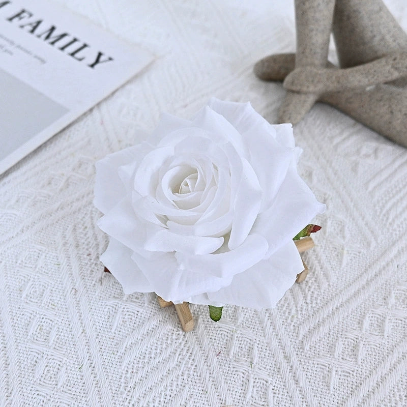 Artificial Rose Heads Collection in Pastel Color Mix