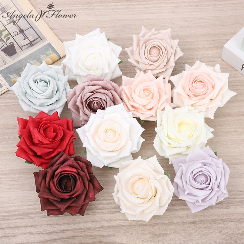 artificial_pe_rose_head_mixed_colors