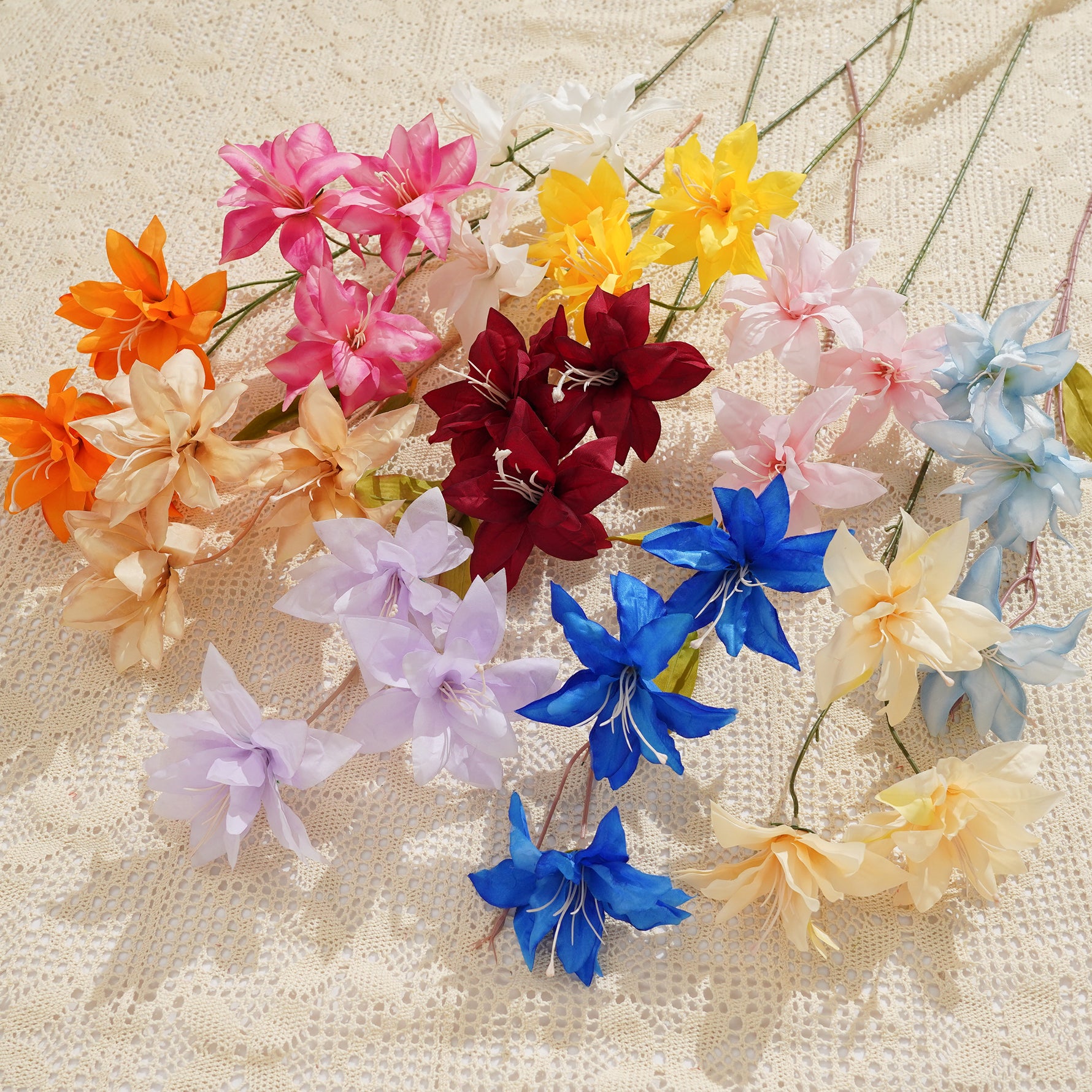 lily blooms wedding arch decor