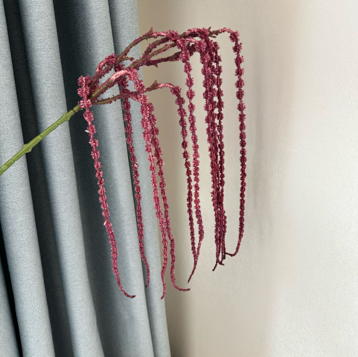 deep_wine_red_hanging_faux_amaranthus