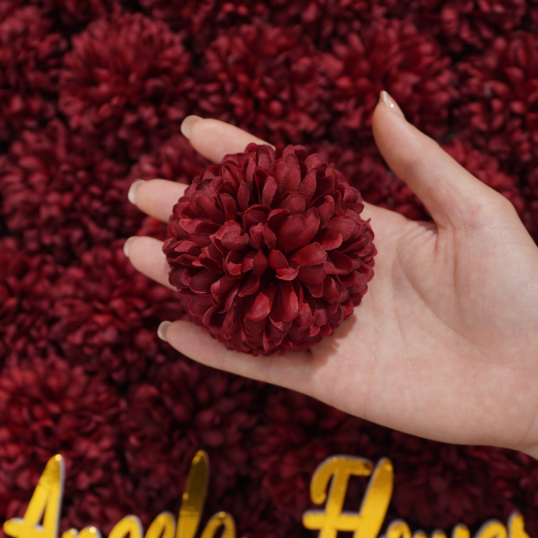 no‑stem‑fake‑pom‑pom‑chrysanthemum‑flower‑heads‑craft‑components