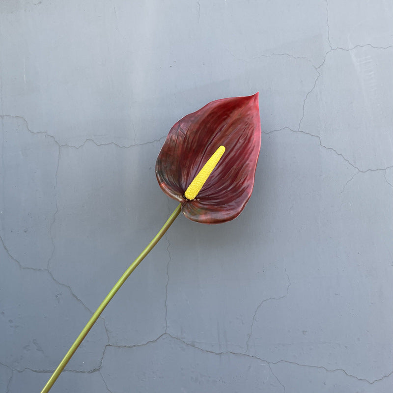 long stem faux palm artificial flower for photo props