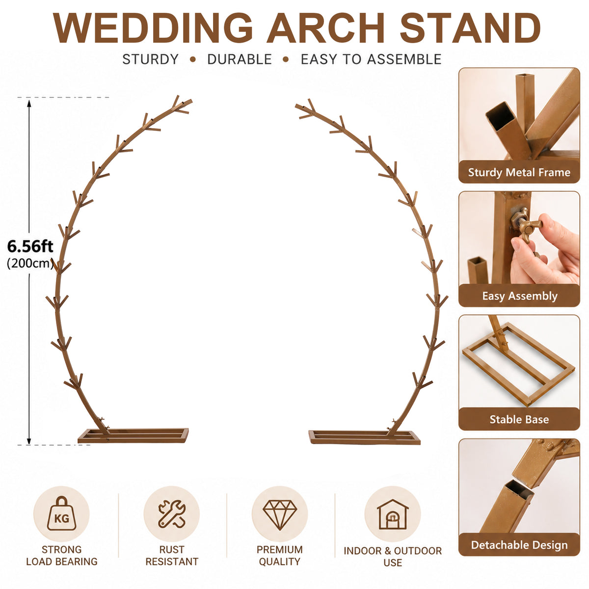 faux cherry blossom arch arrangement for reception