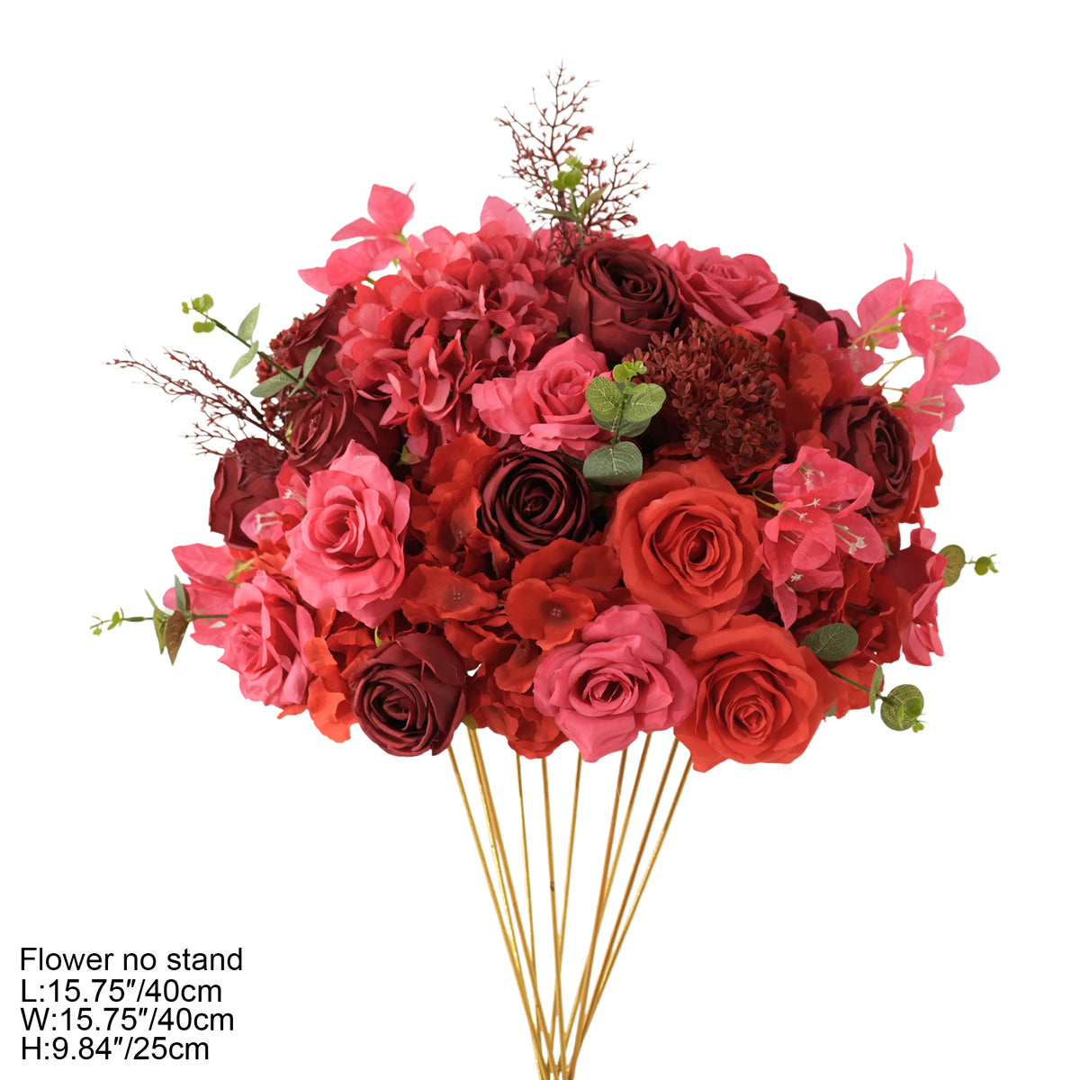 rose flower ball for wedding table center decor