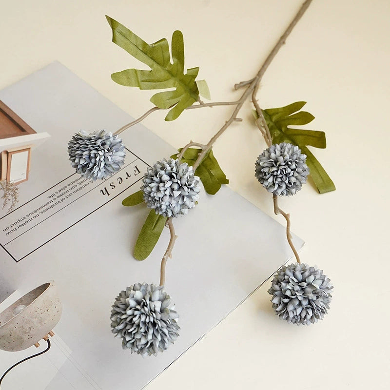 deep_rust_artificial_pompom_bouquet