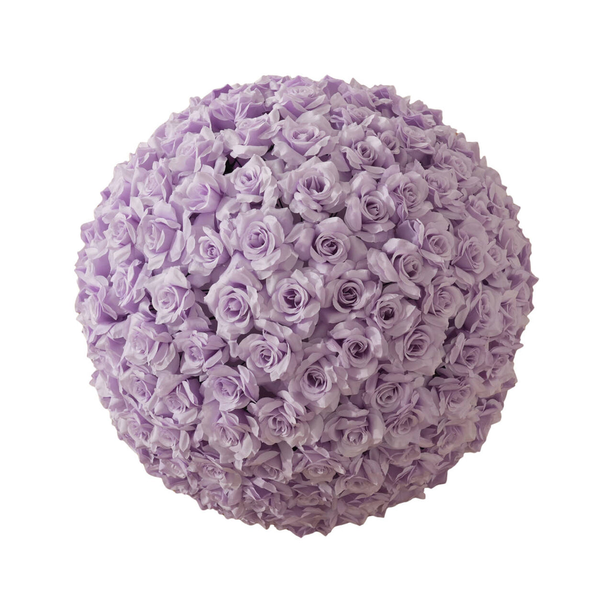 silk rose flower sphere for event stage decor