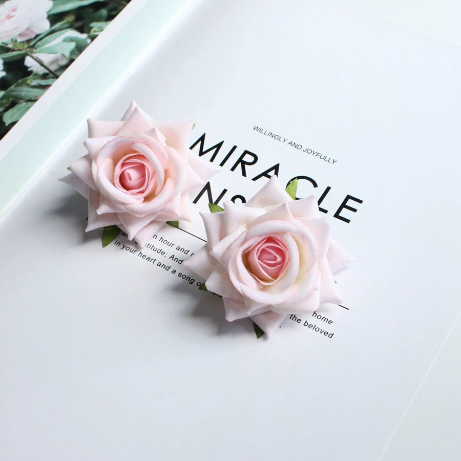 Wholesale Artificial Rose Heads for Wedding Floral Supplies