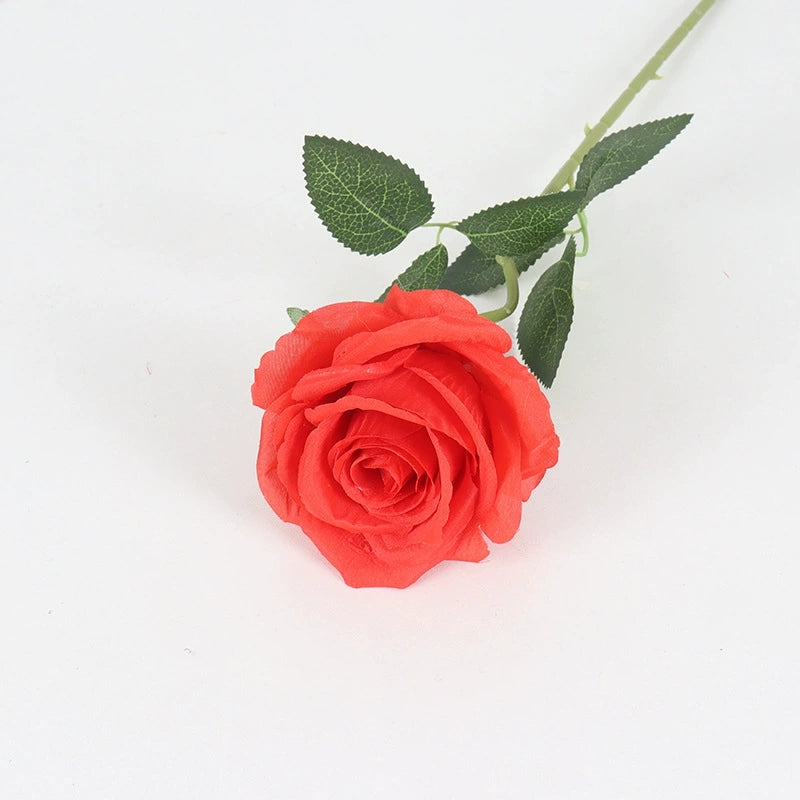 mixed‑pastel‑tone‑faux‑rose‑bundle‑white‑table‑scene