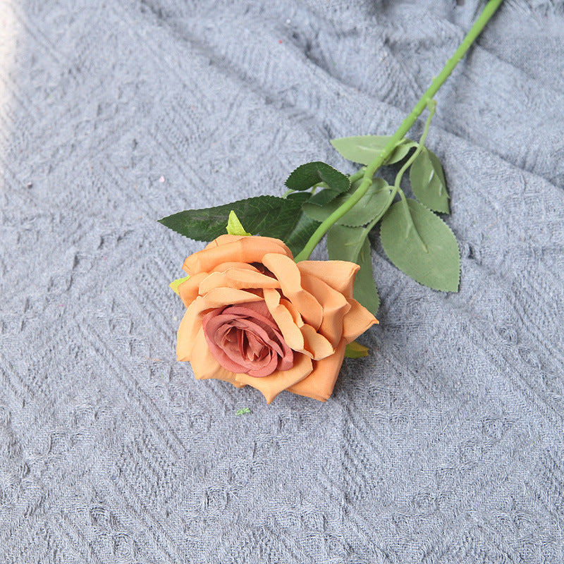 Faux rose stem wedding arrangement