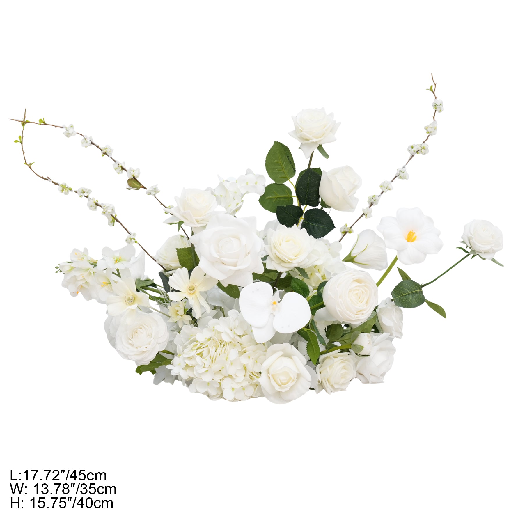 feminine pink floral arrangement for party decor