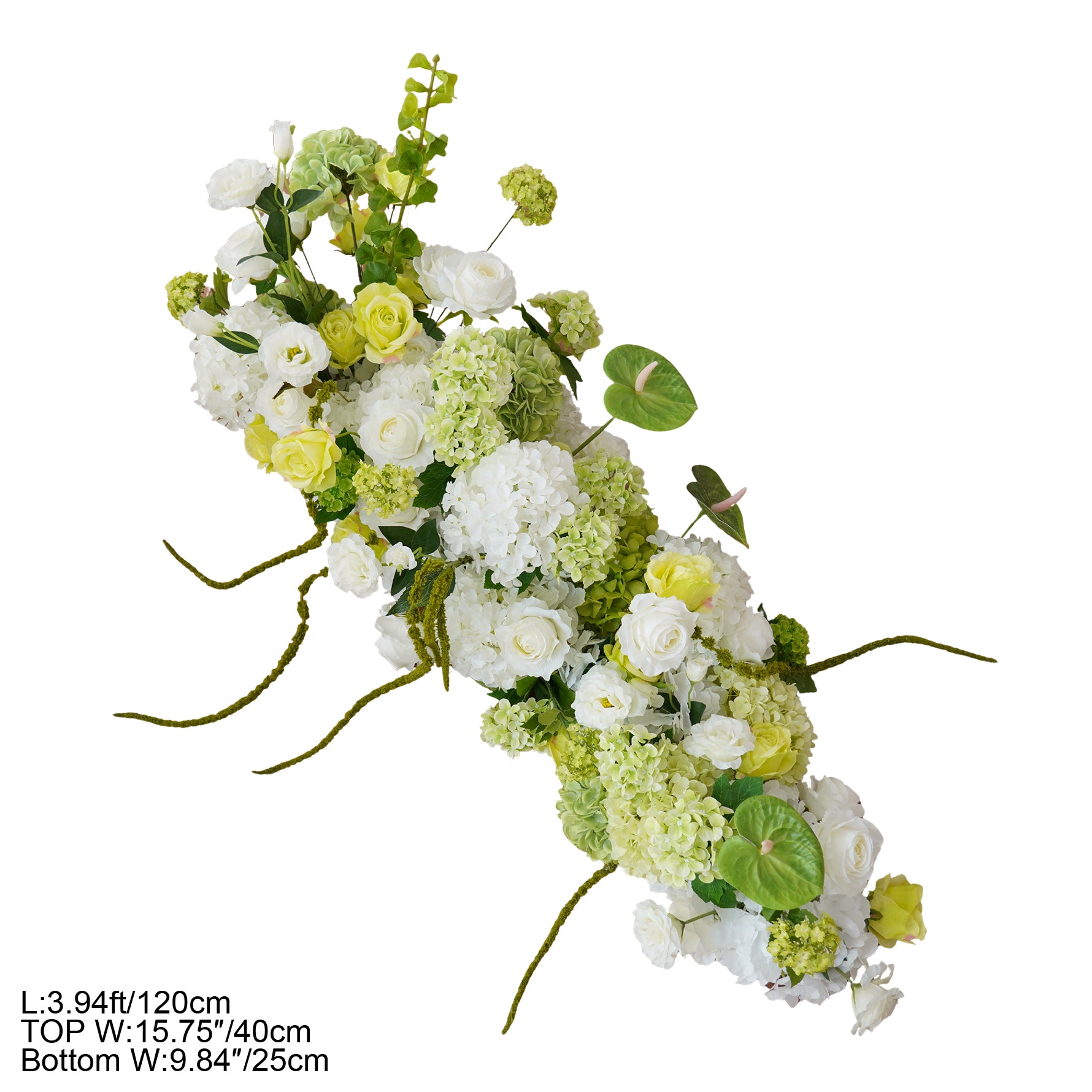 Faux Hydrangea Wedding Flower Display