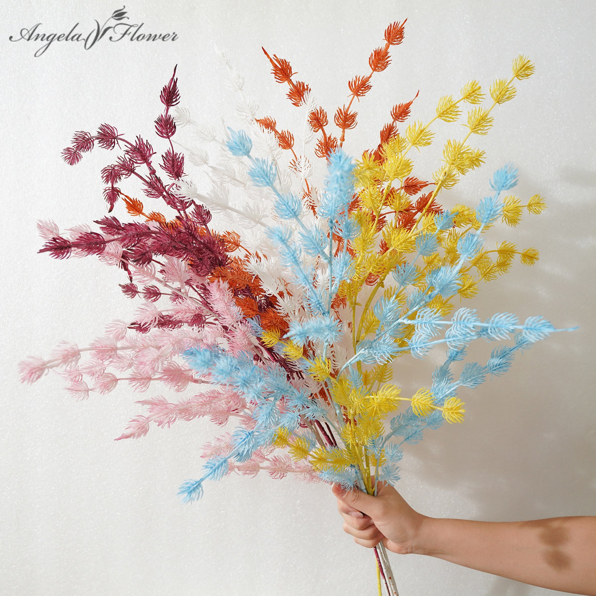 Long stem artificial happy fruit sprigs for wedding decor