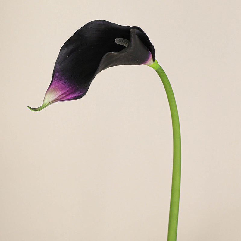 Black Faux Calla Lily Bouquet