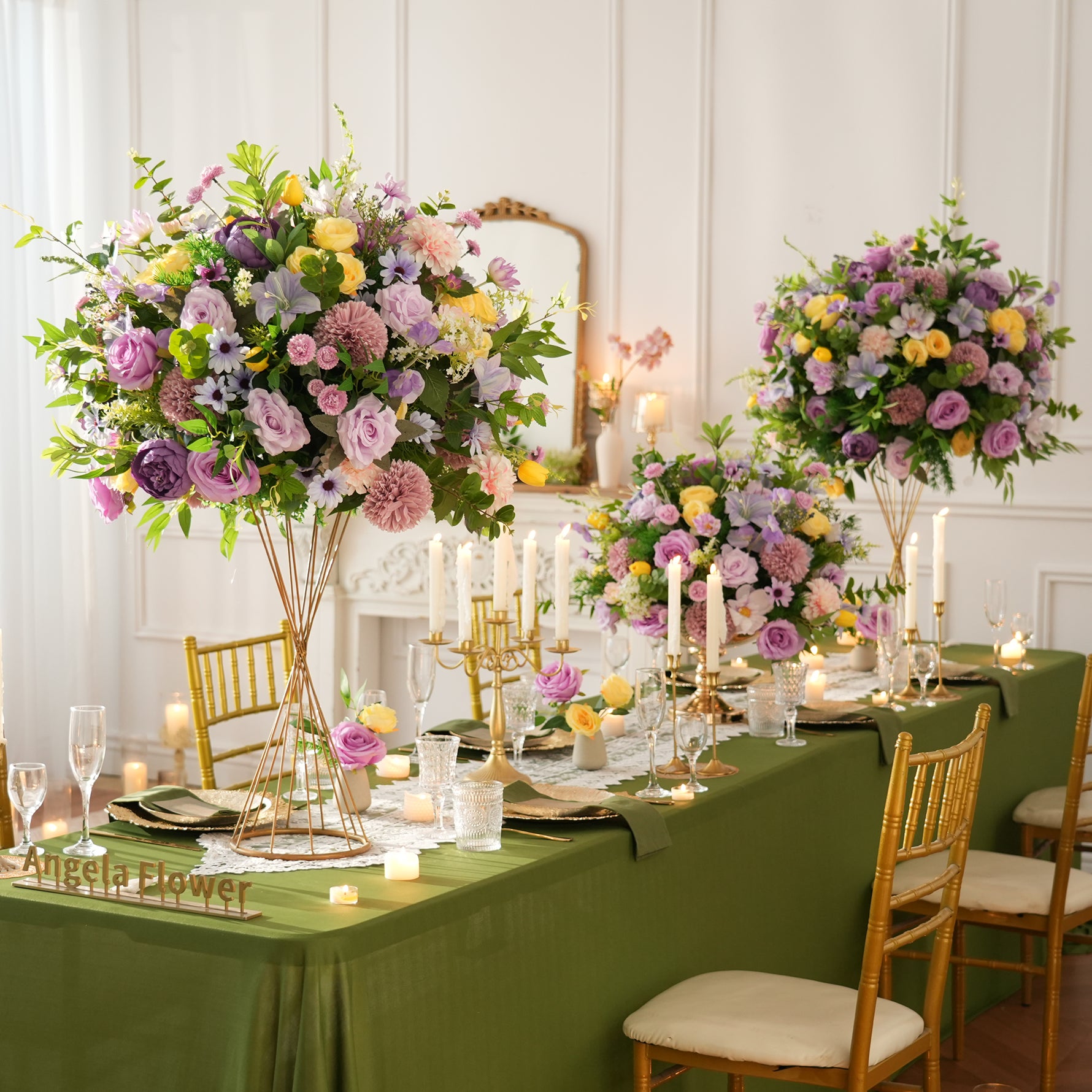 Garden Wedding Floral Arrangement