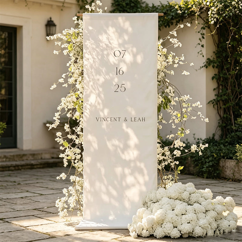 Vintage Rose Wedding Welcome Sign