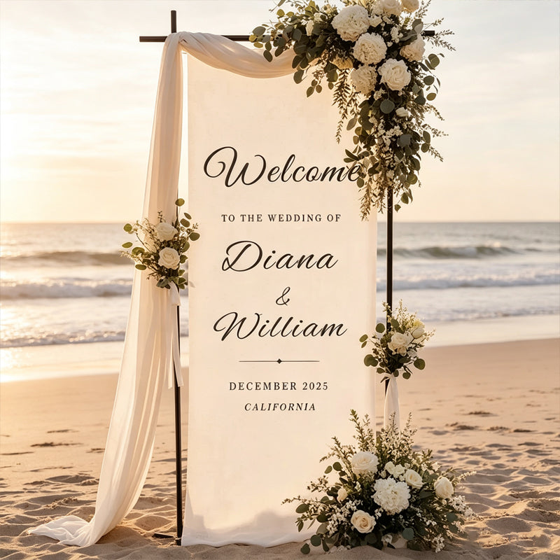 Woodland Wedding Entrance Decoration