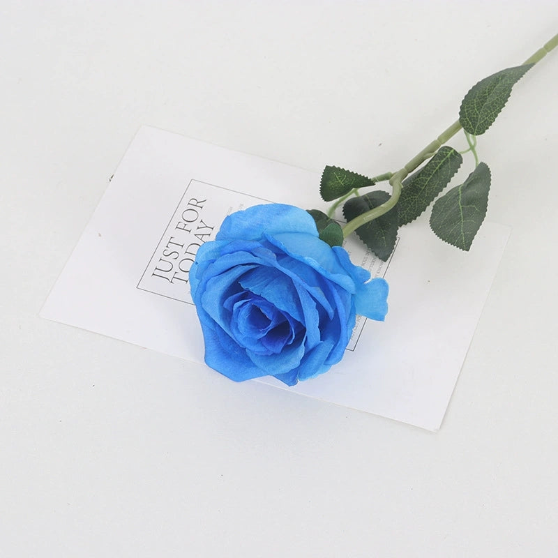 blue‑artificial‑full‑rose‑stems‑event‑decor‑prop
