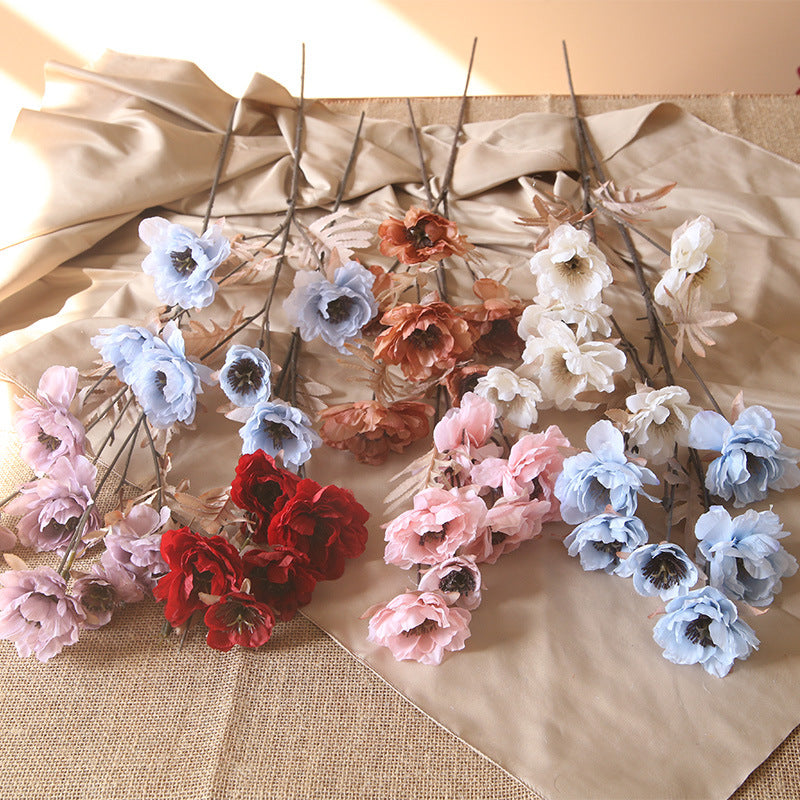 vintage_faux_anemone_flower_bouquet
