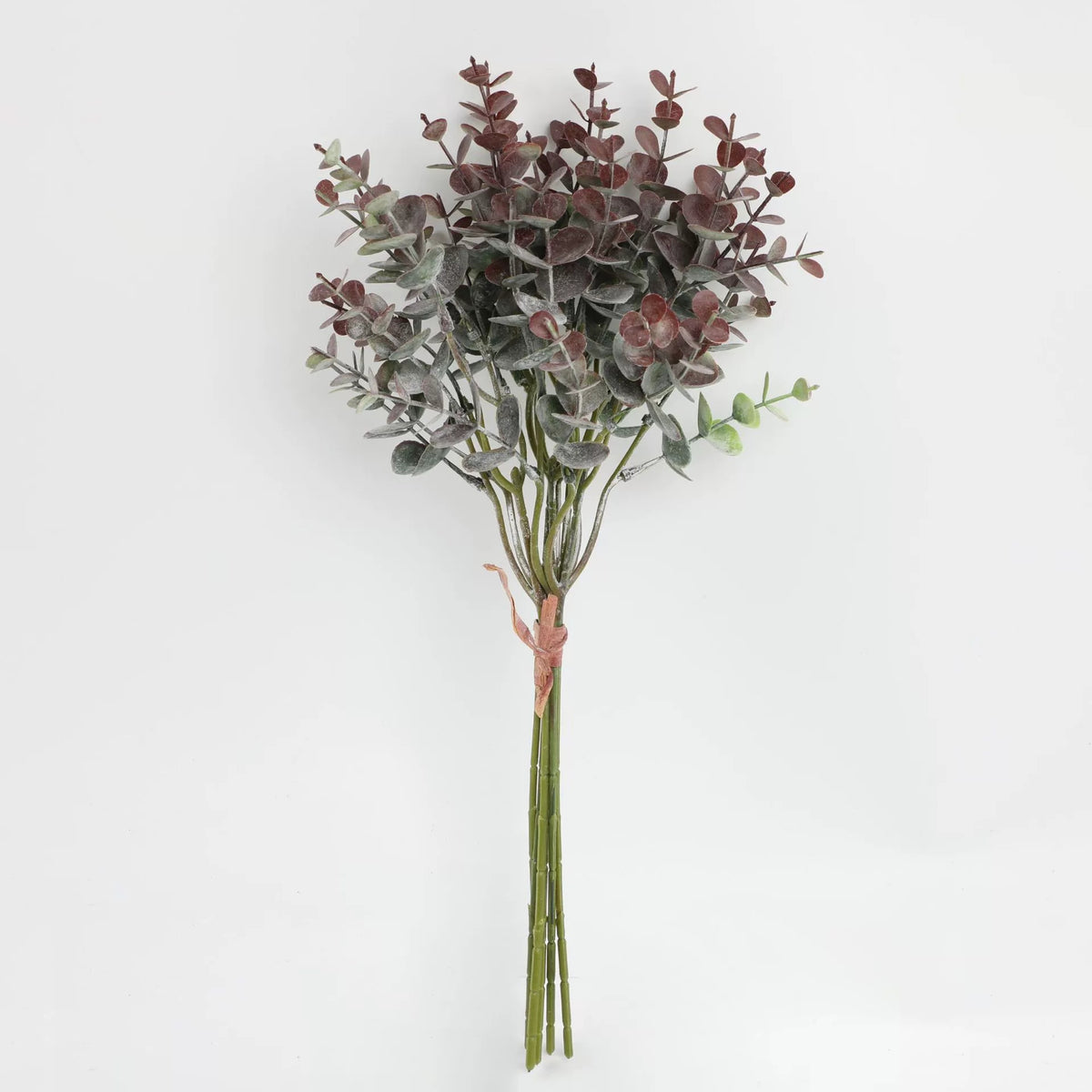 Fresh green faux eucalyptus bunch