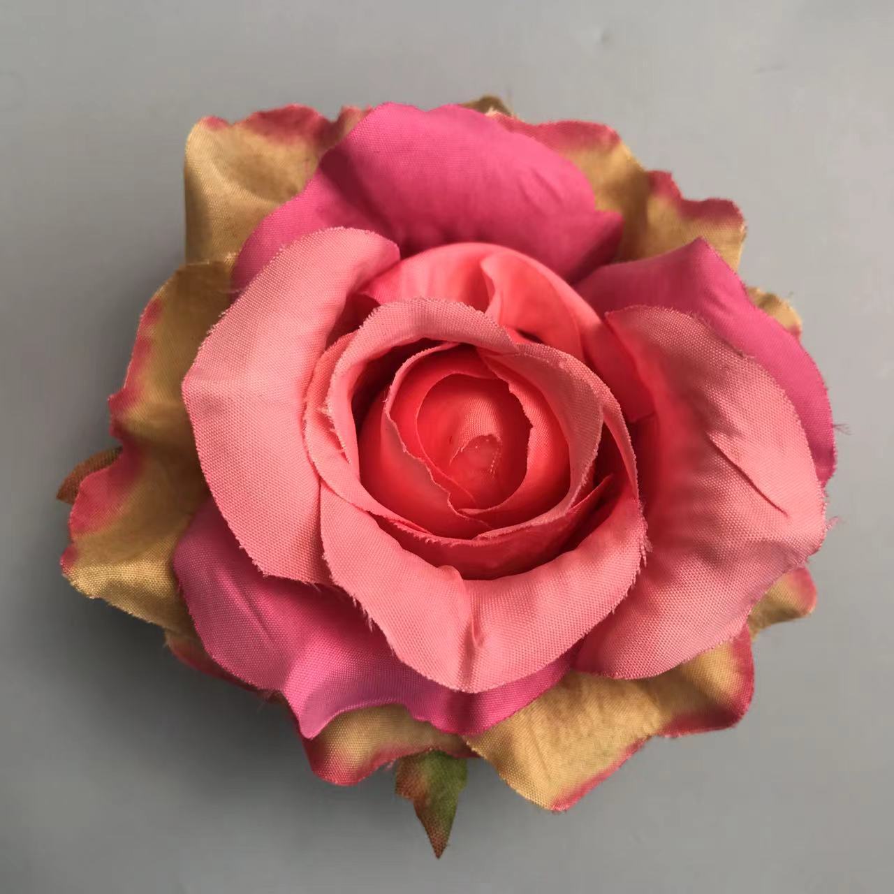 hotpink_mustard_ombre_rose_head