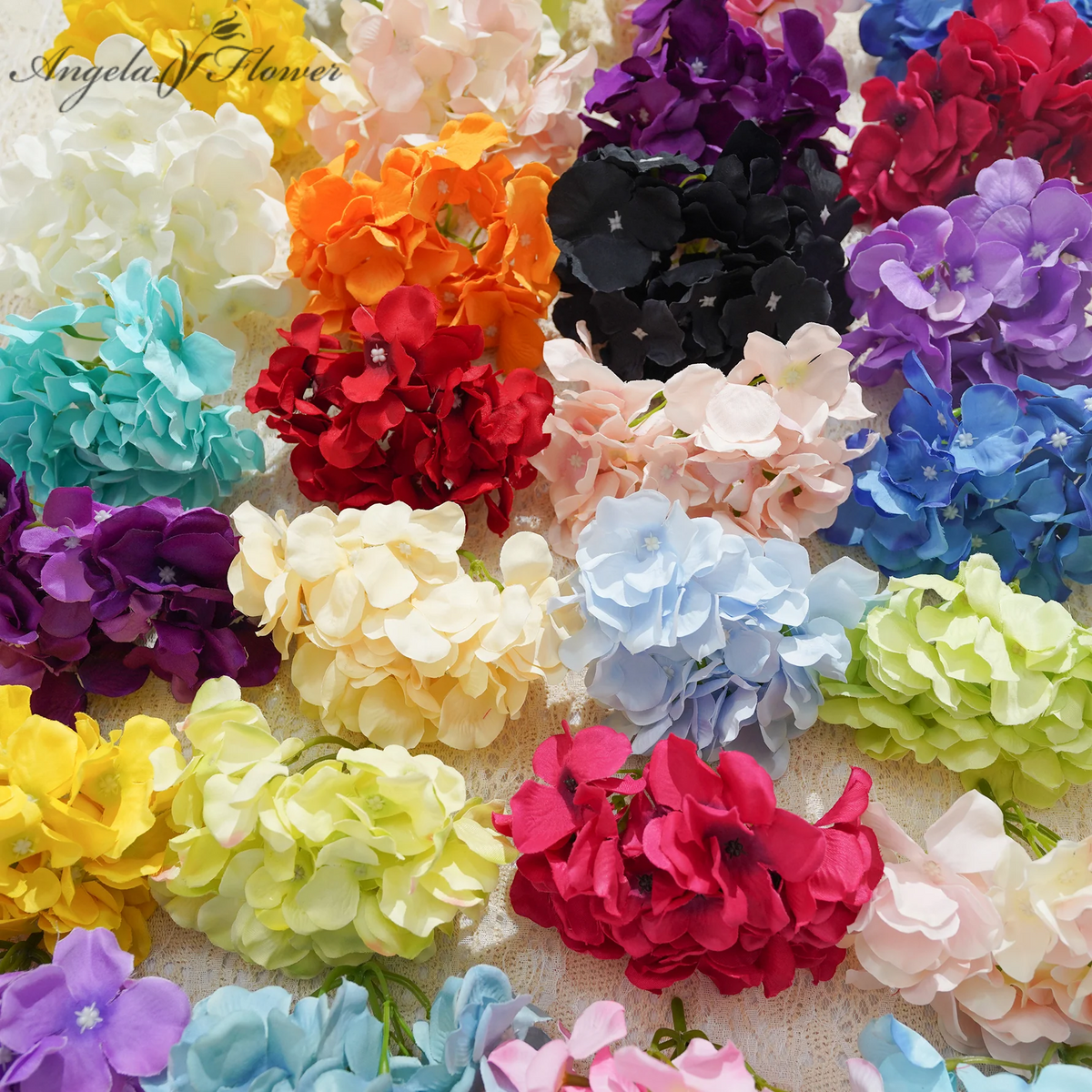 dusty pink artificial hydrangea bouquet for bridal table decor
