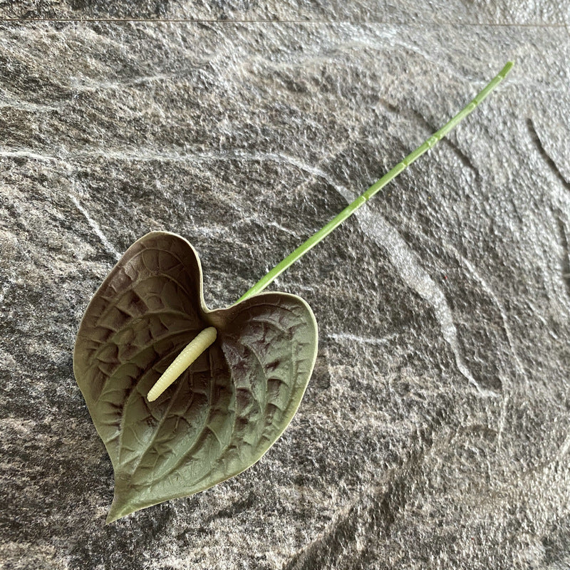 burnt_orange_faux_anthurium_bloom
