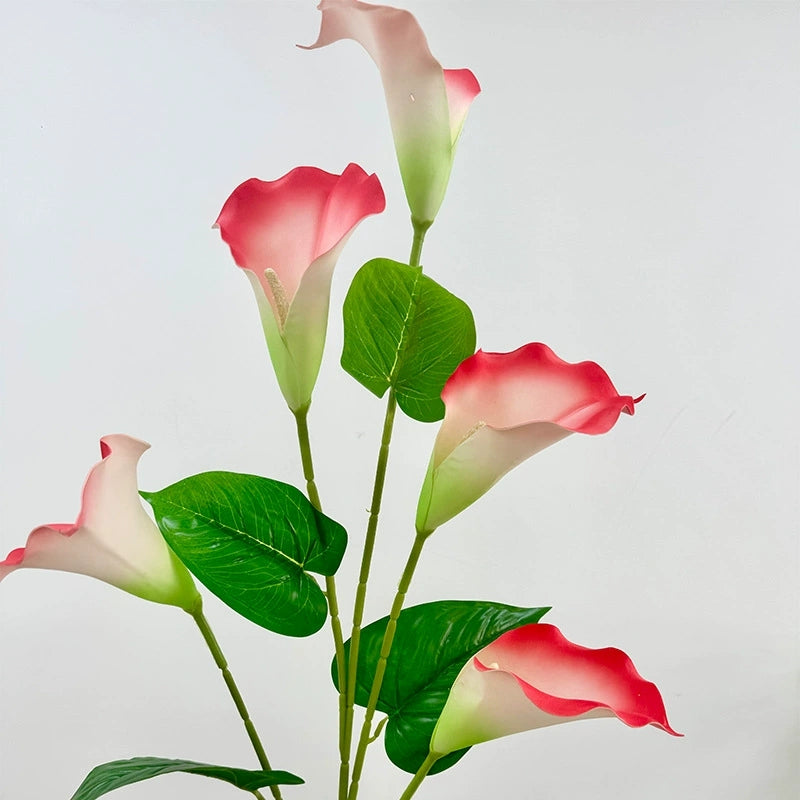 Silk calla lily branch for wedding floral design