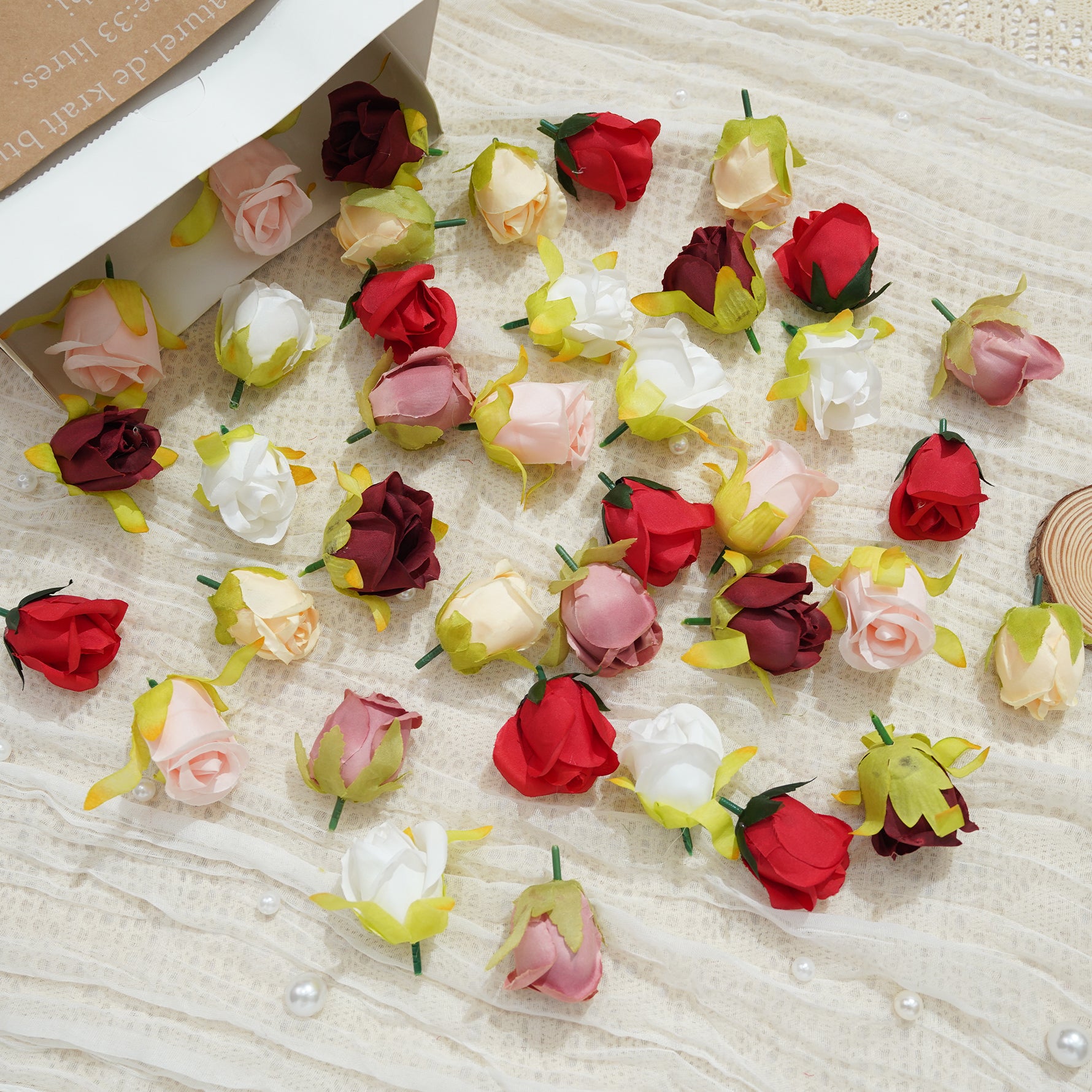 red‑faux‑rose‑bud‑flower‑head‑close‑up‑shot