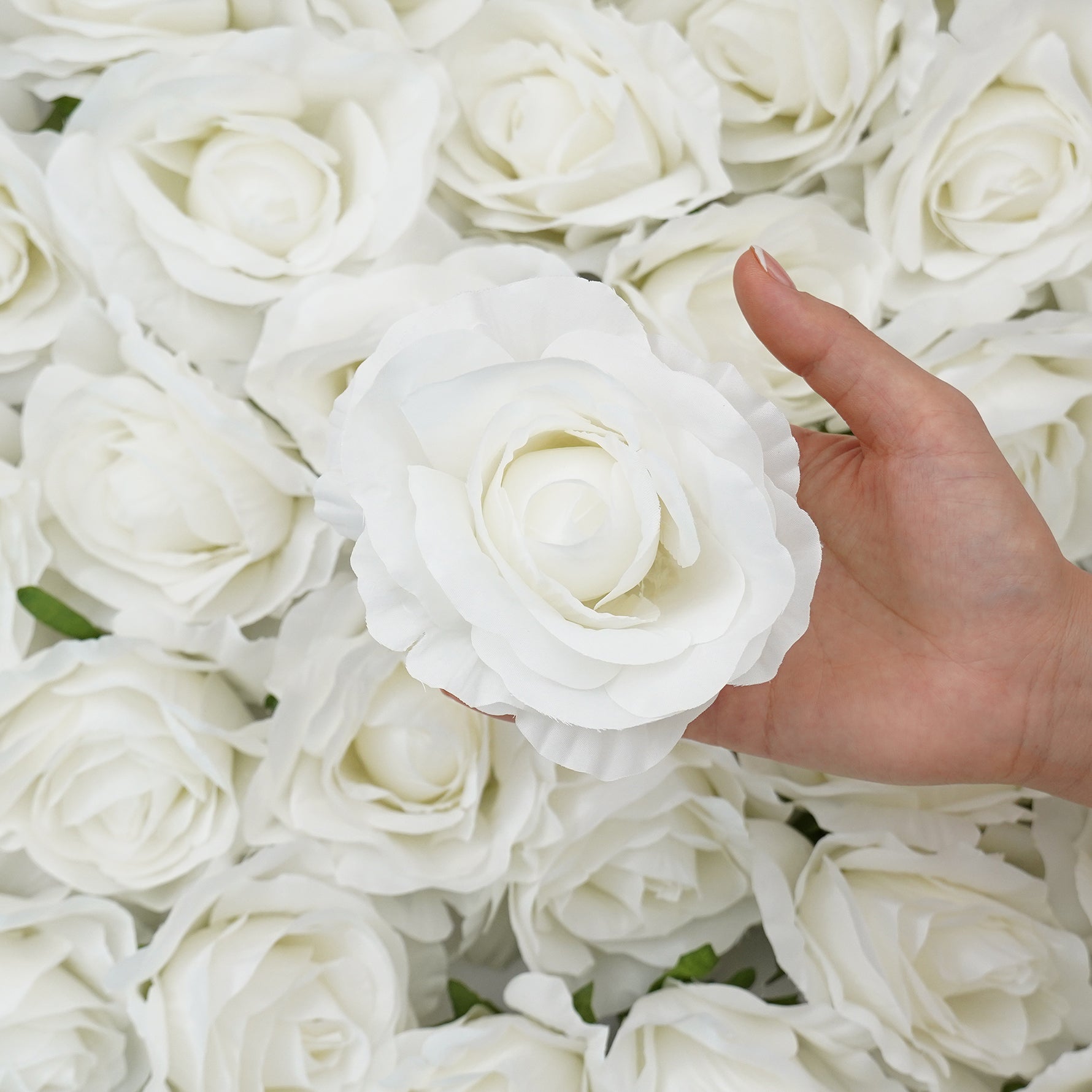 Colorful rose flower heads for DIY handmade accessories
