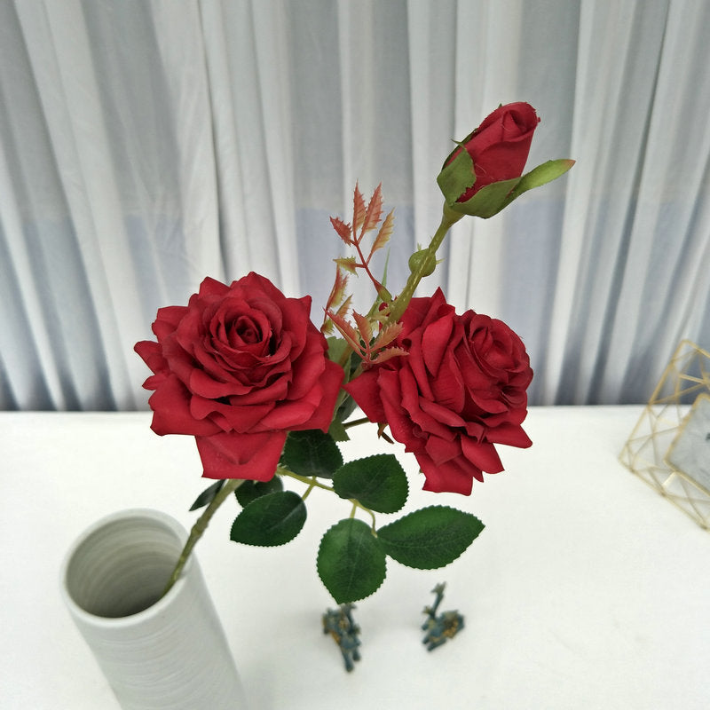 Lavender silk rose floral sprigs