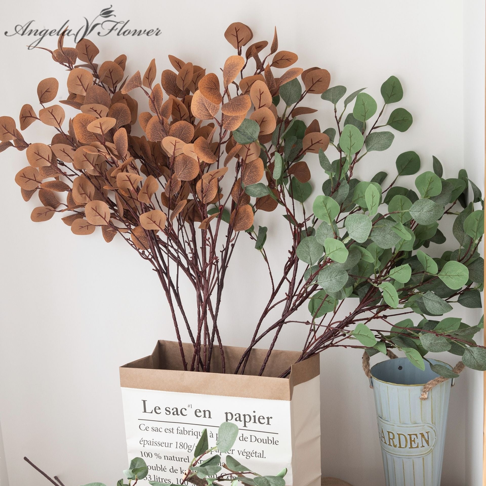 vintage_fake_eucalyptus_stem_decor
