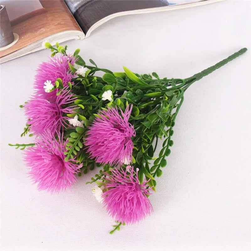 Small indoor decorative potted artificial flower