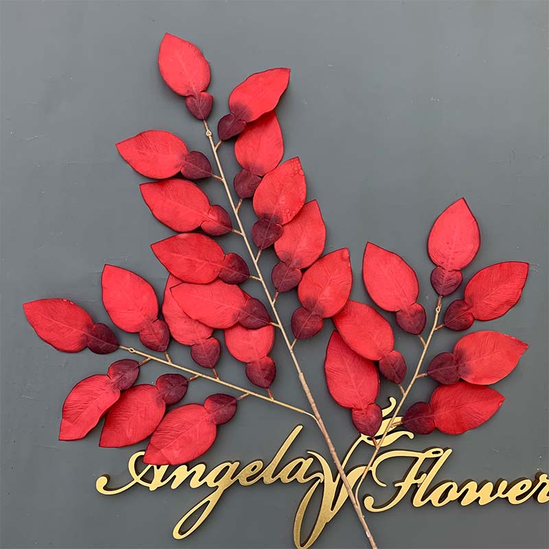 red ruscus foliage for fall wedding decor