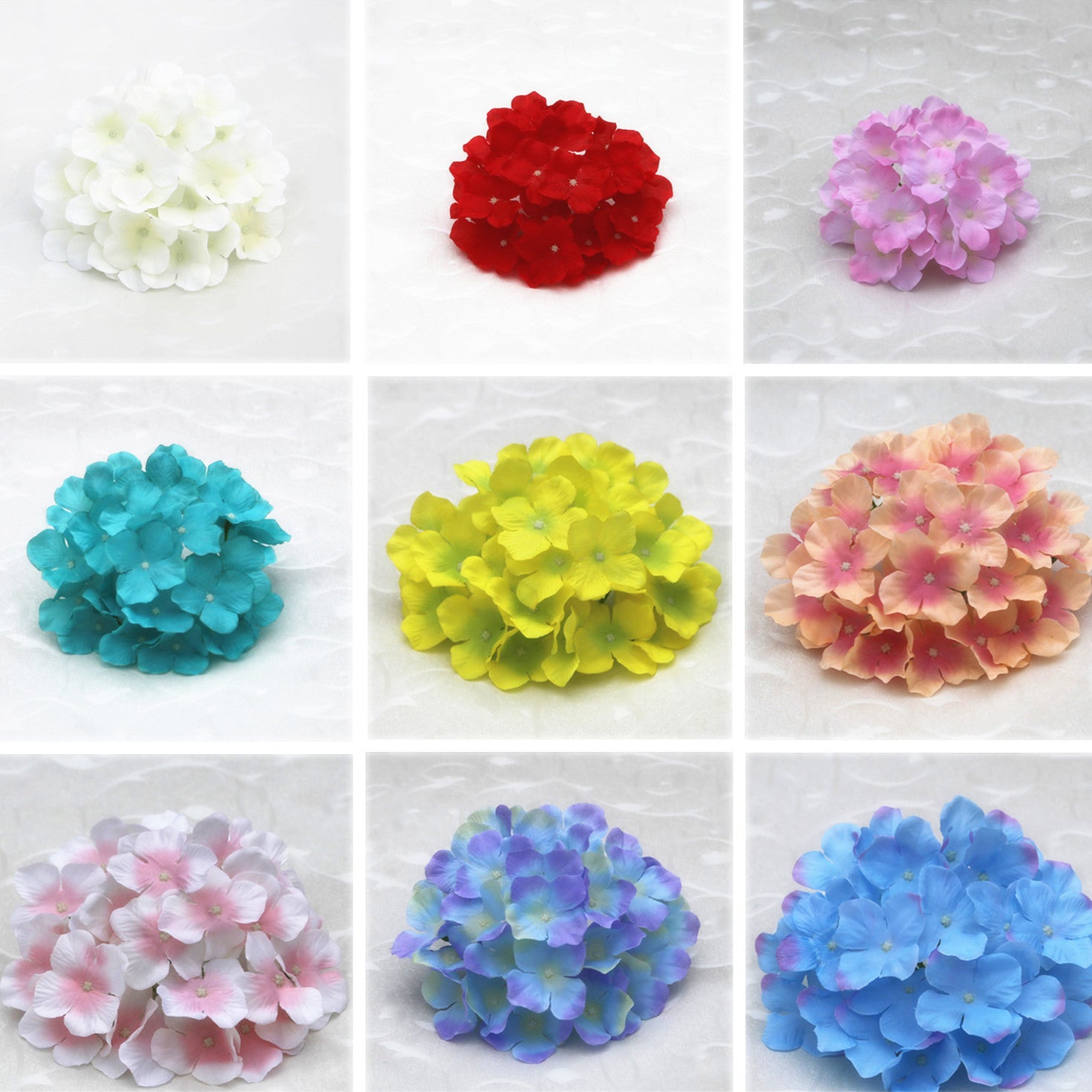 Artificial Hydrangea Flowers for Wedding Arch Decoration