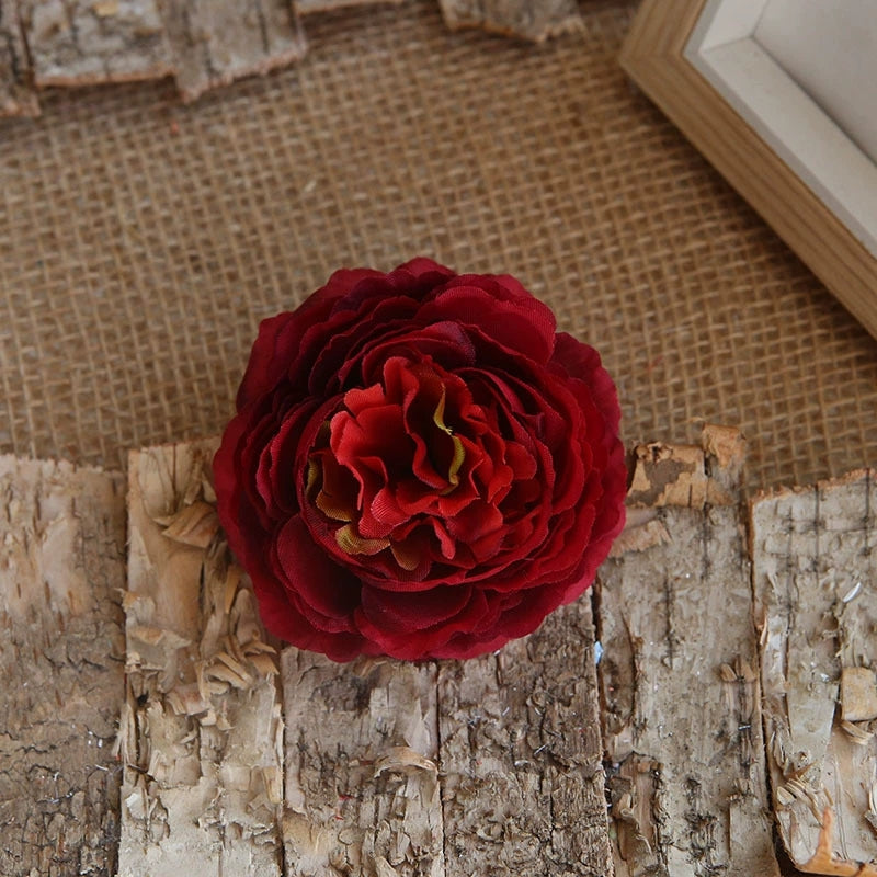 Pink Silk Peony Bloom Head DIY Bouquet Supply