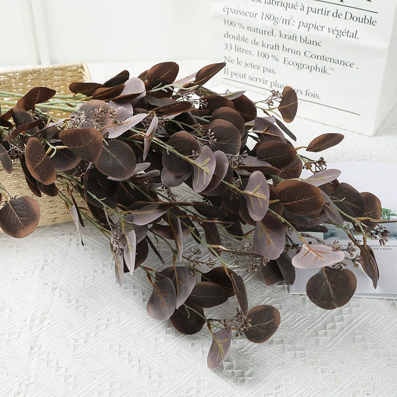 Faux green foliage for wedding flowers
