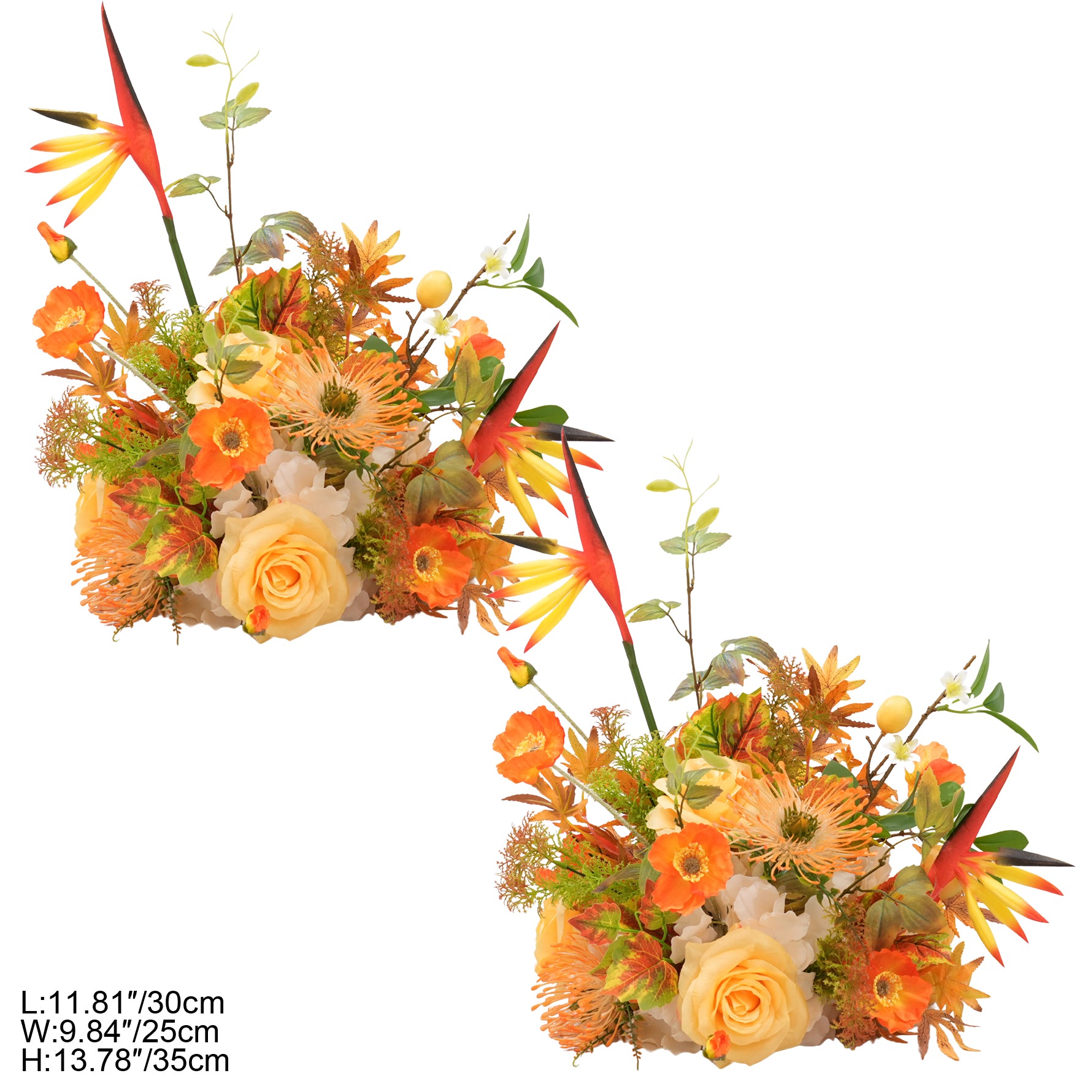tropical_faux_bouquet_base_detail