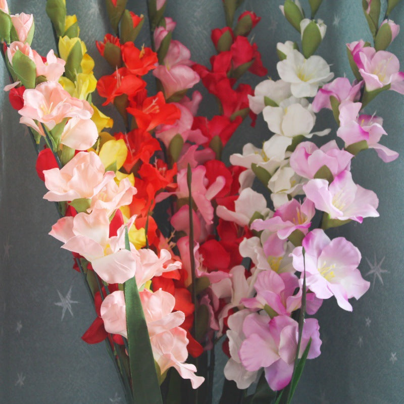 artificial_gladiolus_white