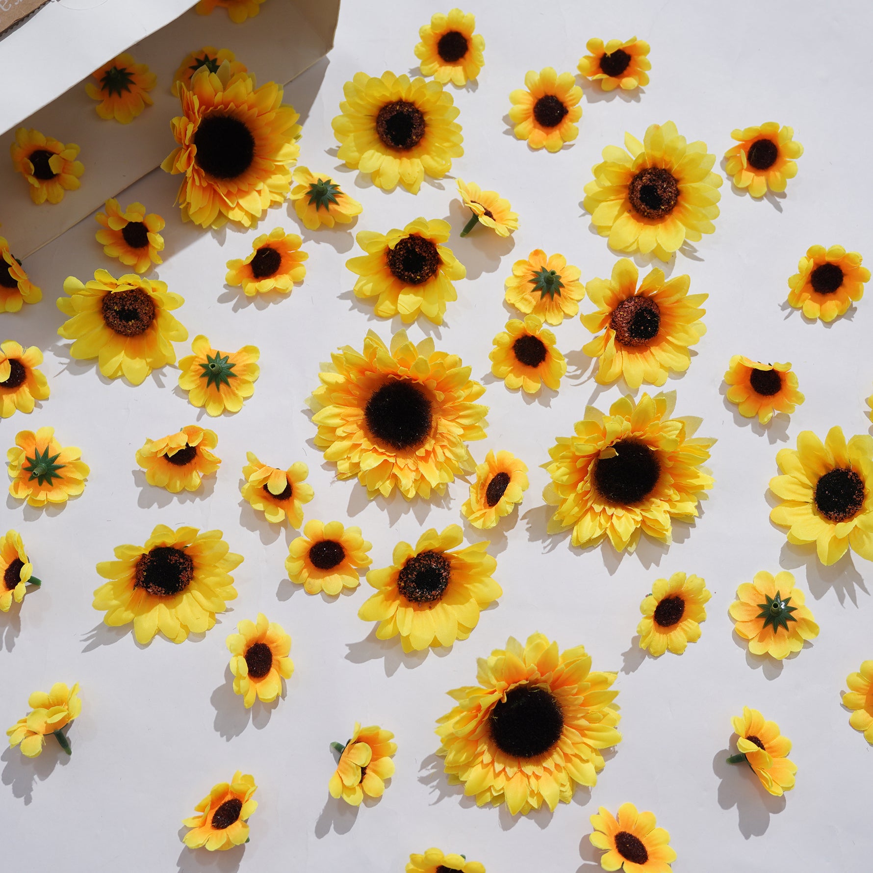 mixed_color_artificial_sunflower_head