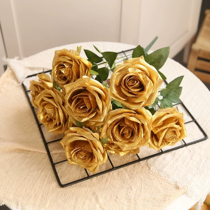 gold-faux-rose-bundle-topdown-shot