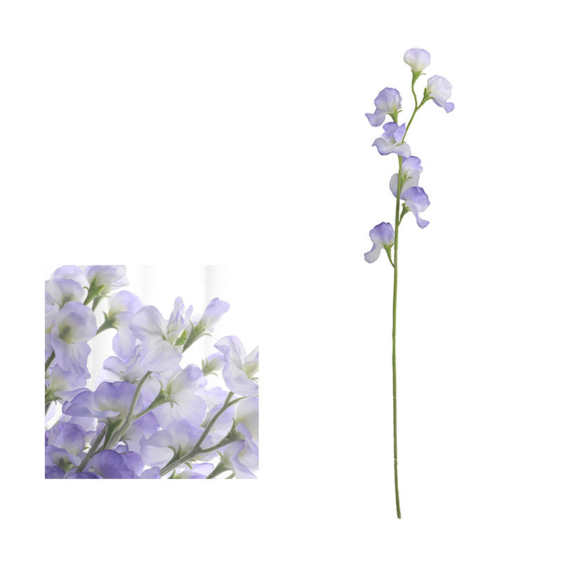 Lifelike Purple Sweet Pea Stems