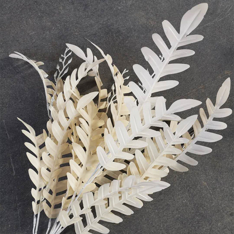 Pink artificial locust foliage wedding greenery filler