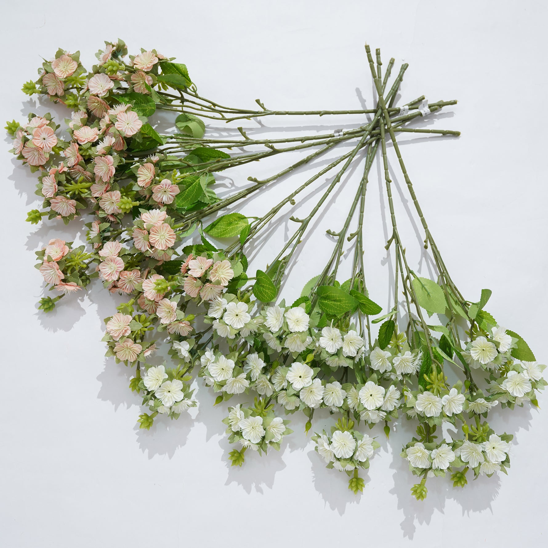 Dusty pink faux gypsophila sprigs