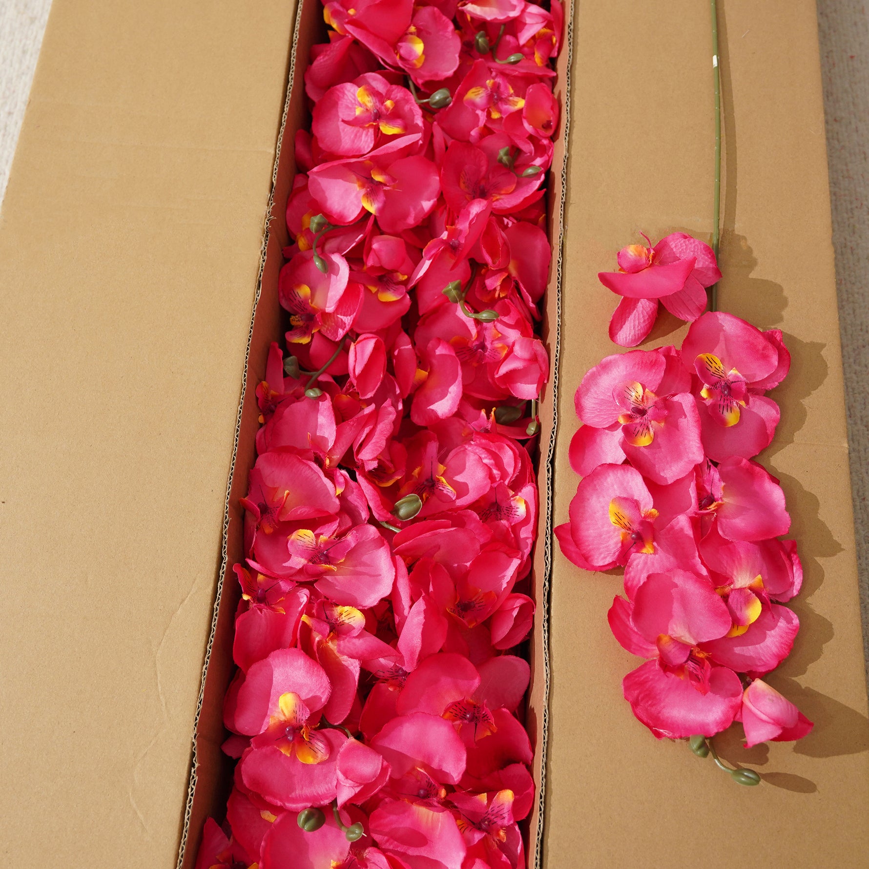 Bridal Bouquet Filler Silk Butterfly Orchid